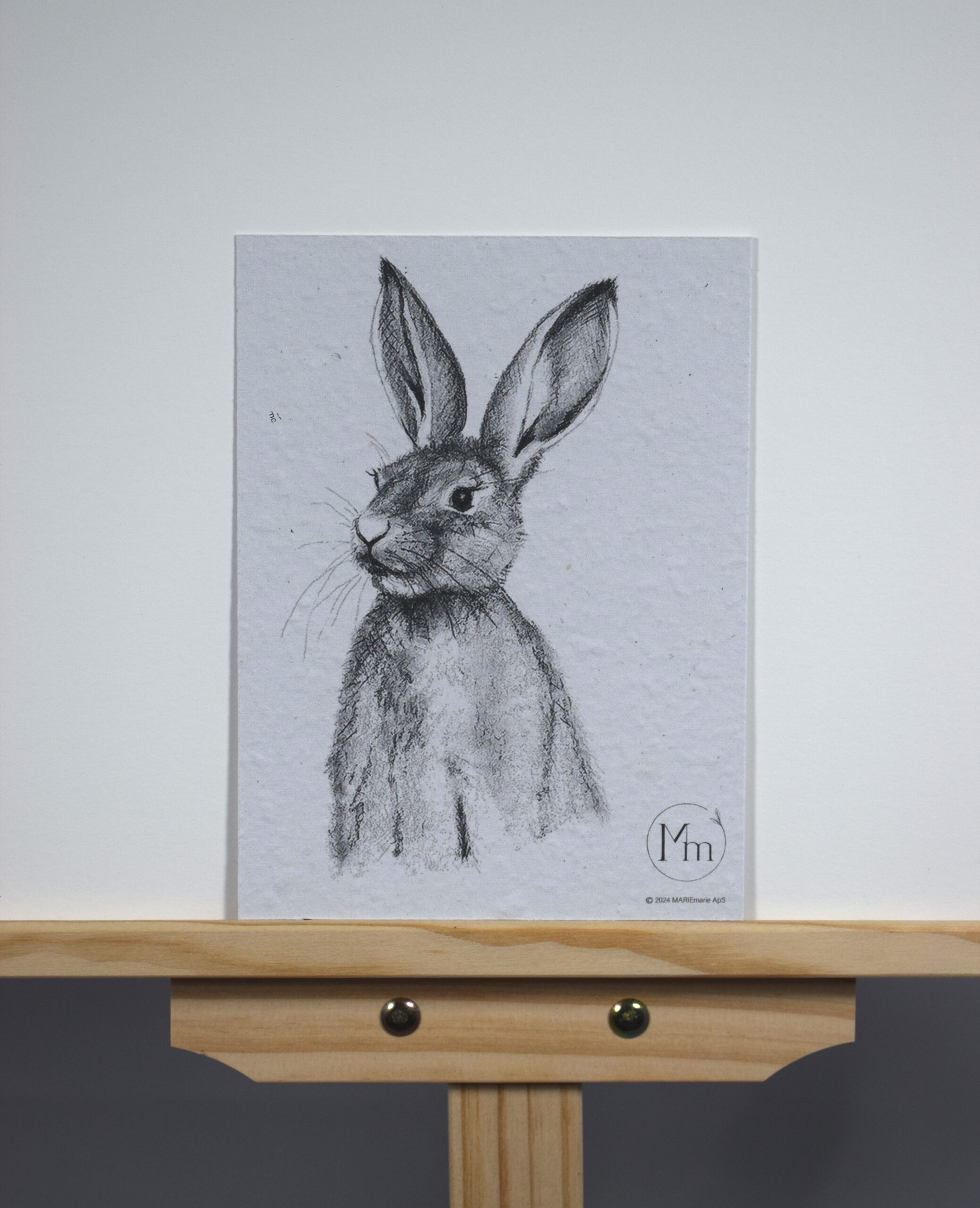 Hare (kunsttryk, A5) - Billede 3