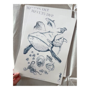HAVETS DYR (plakat, A3)