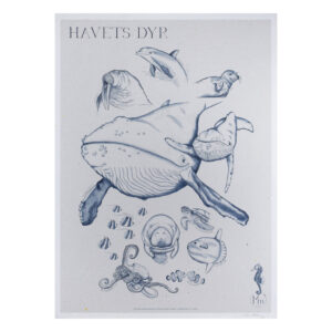 HAVETS DYR (kunsttryk, 50x70) - Limited edition
