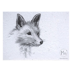 Ræv (kunsttryk, A5)