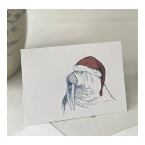 Julehvalros (Hvalros, dobbeltkort, A6)