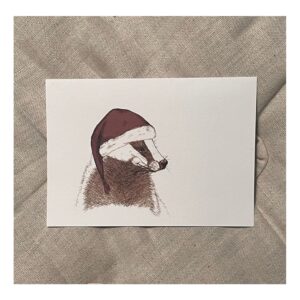 Julegrævling (Grævling, dobbeltkort, A6)