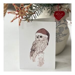 Juleugle (Natugle, dobbeltkort, A6)