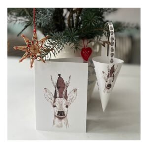 Julebuk (Råbuk, dobbeltkort, A6)