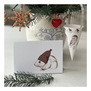 Julemus (Skovmus, dobbeltkort, A6)